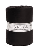 3 Yard Cuddle® 110" Cut Black - Fabric Bash
