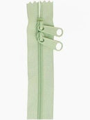 30" Double Slide Zipper - Light Mint - Fabric Bash