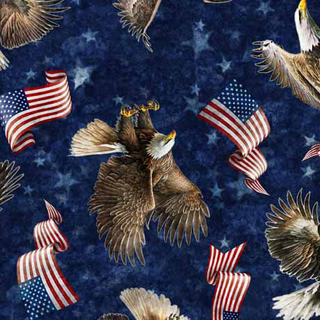 American Spirit - Eagle and Flag Toss - Navy