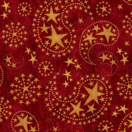 American Spirit - Star Paisley Toss - Red