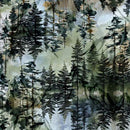 PANORAMA 118" -PRINTS PINE TREES