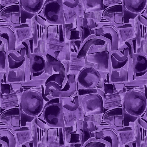 Abstract Shapes Purple