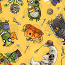 Steampunk Halloween 3 - Character Toss - Yellow