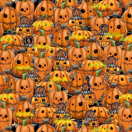 Steampunk Halloween 3 - Pumpkins - Orange