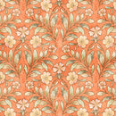 HEDGEHUGS FLORAL & LEAF LT. ORANGE
