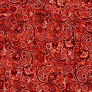 Yippie Ki Yay - Bandana Paisley - Red