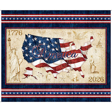 1776 AMERICAN FLAG PANEL