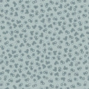 WISPS ON THE WIND- QUILTING FABRIC -  TINY CIRCLES - TEAL