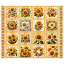 SUNFLOWER SERENADE SUNFLOWER PICTURE PATCHES ON MAIZE