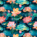 Serenity Lotus Flower - All Over Multi