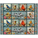 JOYFUL GARDEN - Bird Picture - Patches Panel