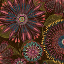 3350W-38 Autumn Floral Medallions || Flora Dora 108"