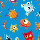 3402-77 Blue Monster Toss || My Very Silly Monster Shapes