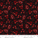 Scarlet's Treasure | Black/Red Petal Floral