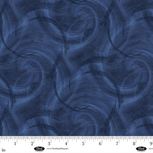 108" Spin Flannel - Navy