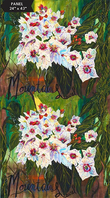 Wildflower II White Flower Panel