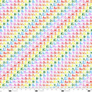 4085-01 White/Multi - Letters || Color My World