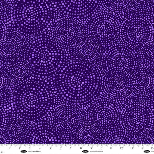 108" Hexi-Dots - Purple