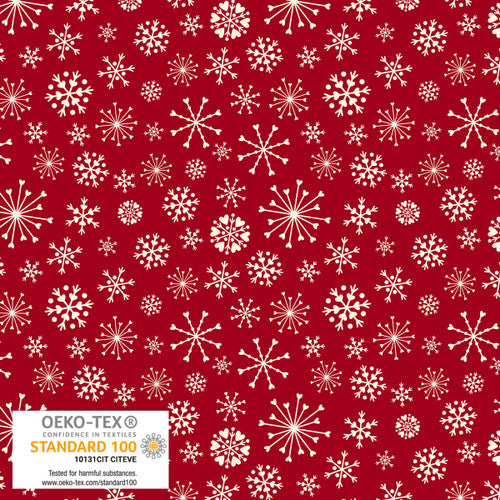 Nordic Noel - 4497-137 Red - Snowflake