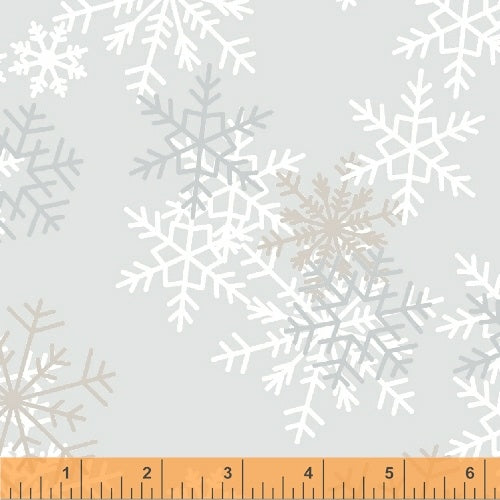 108" Quilt Back, Snowflakes