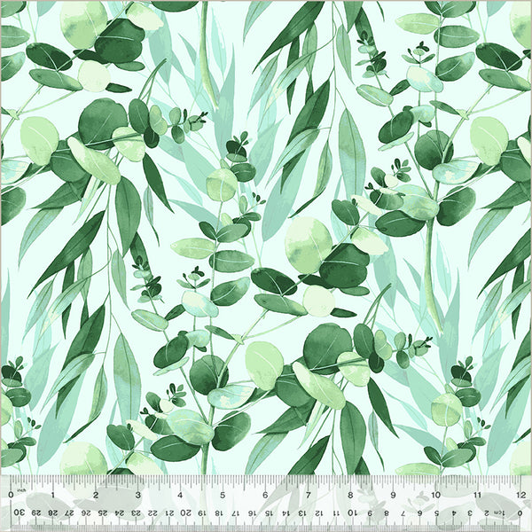 108" Quilt Back - Eucalyptus Pond