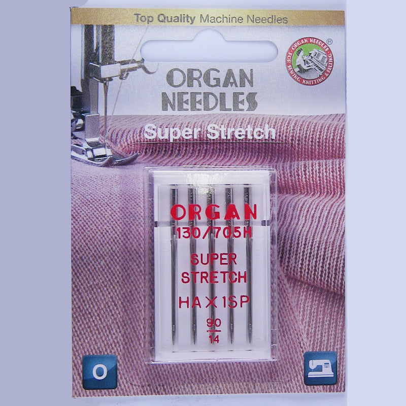 5pk Organ Super Stretch Needles (HAX1SP) - 90/14
