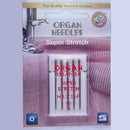 5pk Organ Super Stretch Needles (HAX1SP) - 90/14 - Fabric Bash