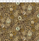 Steampunk Menagerie - Gears & Clocks - Gold