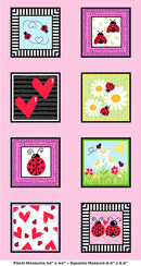 Little Ladies - Quilting Wideback Fabric - Pinky Promise Panel Blossom