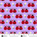 Little Ladies - Quilting Wideback Fabric - Flutter Friends Lilac