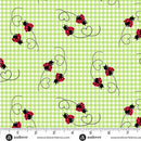 Little Ladies - Quilting Wideback Fabric - Twin Treasures Fern