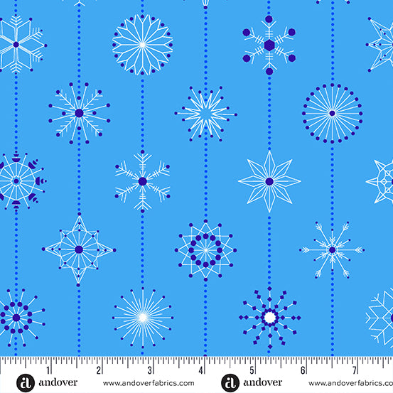 Century Prints - Deco Frost Frost Snowflakes