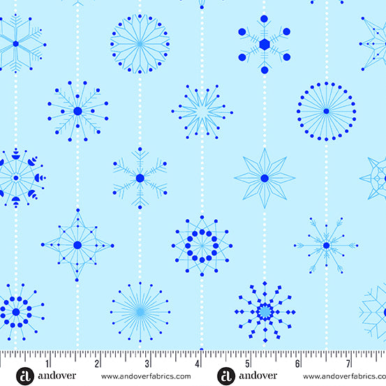 Century Prints - Deco Frost Arctic Snowflakes