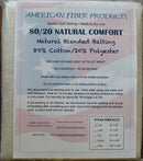 80/20 Cotton/Poly Crib Natural - American Fiber Products - Fabric Bash