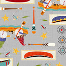 8253-19 Gray || Camping Gnomes