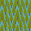 8257-61 Blue/Green Trees || Camping Gnomes