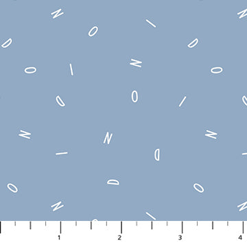 Fossil Folks - Letters Blue