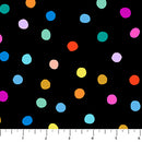 Dusk - Pompoms on Black Multi