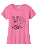 Pre-Order - Quilting 9 to 5 Crewneck T-Shirts - Pink