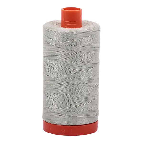 Aurifil Thread - 50wt - 2843 Light Grey Green - 1422 Yards