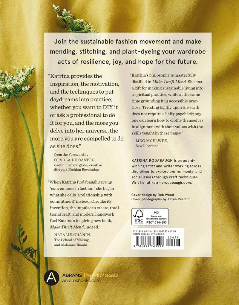 Make Thrift Mend: Stitch, Patch, Darn, Plant-Dye & Love Your Wardrobe