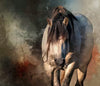 Panel - Abstract Background Stallion Panel 22.5in x 18in