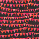 Happy Day Red Banners on Black