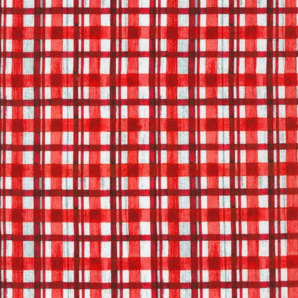 Independence Day - Plaid Red