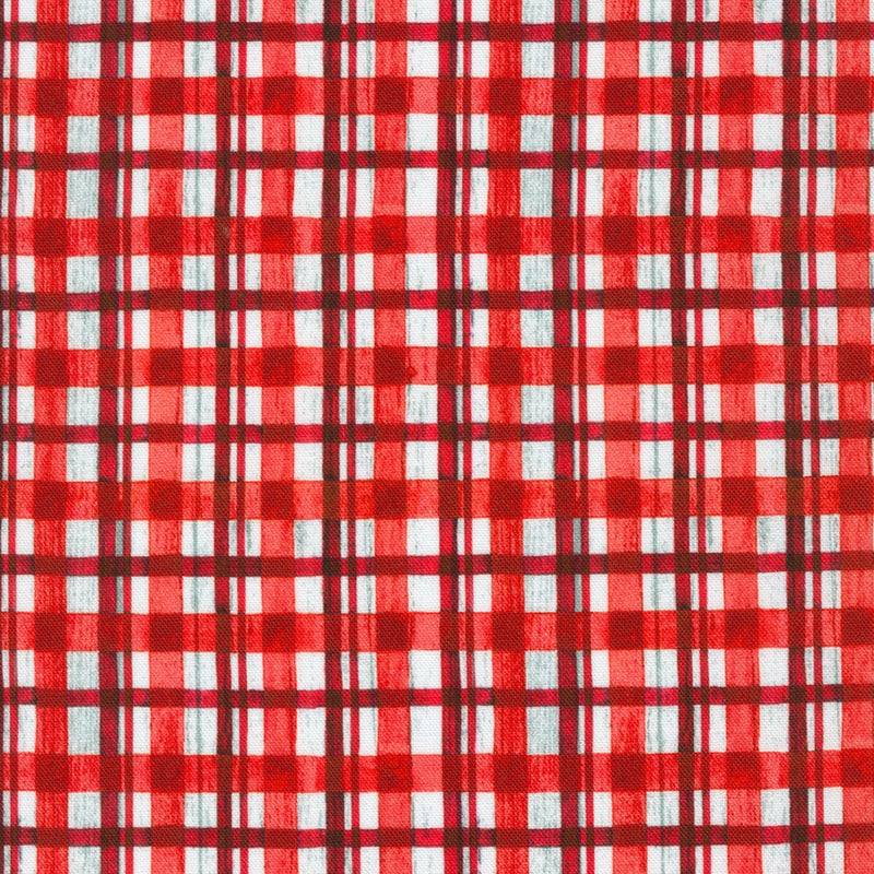 Independence Day - Plaid Red