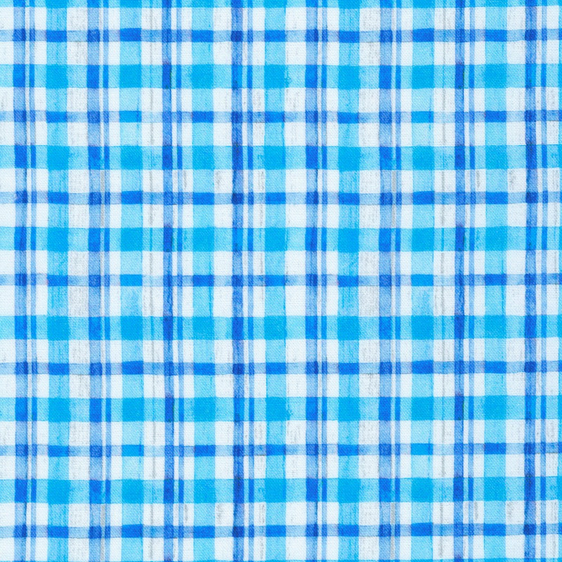 Independence Day - Plaid Blue