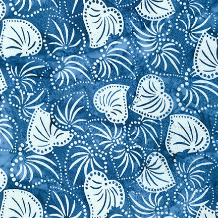 Artisan Batiks: Kasuri - Foliage Blue