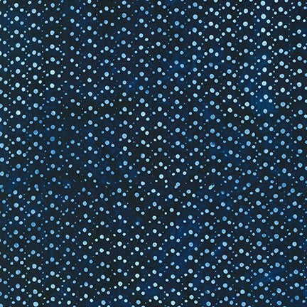 Artisan Batiks: Kasuri - Dense Dots Navy