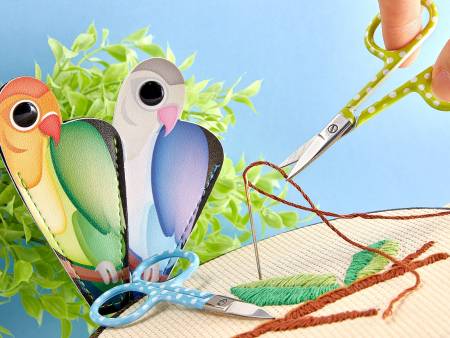 Purse Parrot Embroidery Scissors