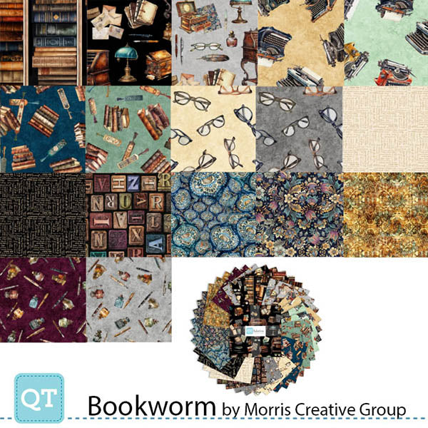 Bookworm - 10" Squares